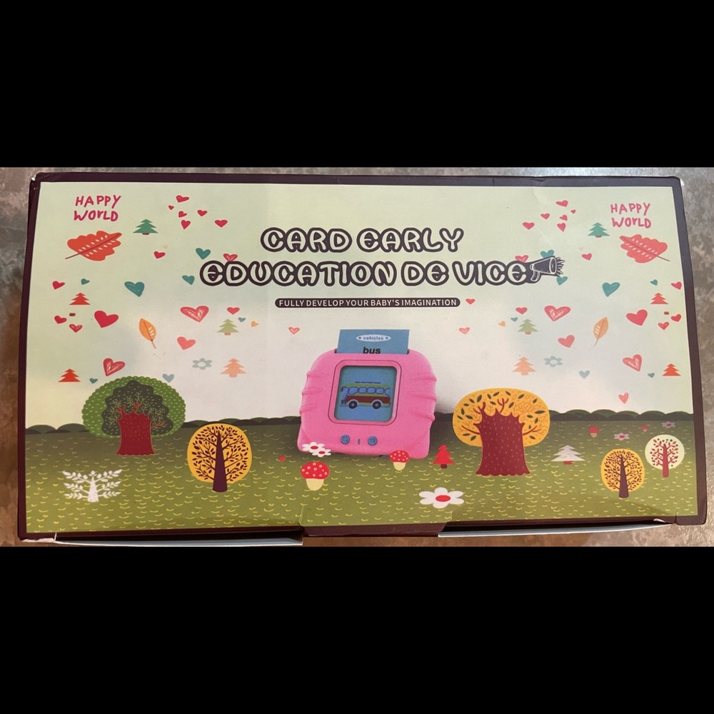 PocketSpeech Early Educational Electronic FlashCard Device